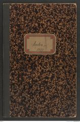 k.k. naturhistorisches Hofmuseum, Index Intendanzakten 1897, Seite 1